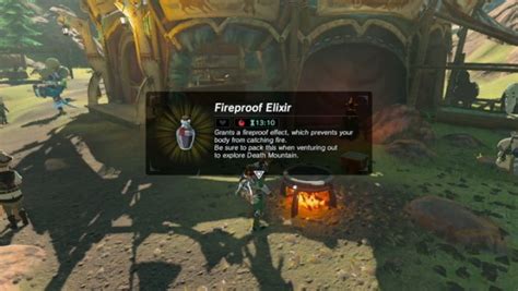 Does anyone know what the recipe is for a level 2 fire resistance elixir? Breath Of The Wild Fireproof Elixir Recipe | Deporecipe.co