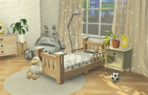 My Sims 4 Blog Classic Toddler Bed Frame And Mattress Recolors By