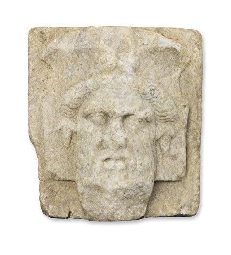 Sold Price A Roman Marble Bearded Head Of A God Possibly Zeus Serapis