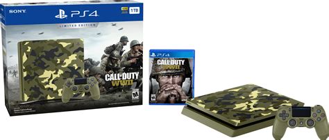 Best Buy Sony Playstation 4 1tb Limited Edition Call Of Duty Wwii