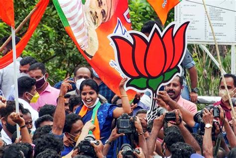 In Kerala Bjp Finds Its Vote Share Falling To Historic Low