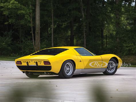 Don miura rimase senza parole e colpito dalla bellezza e dalla ferocia del mezzo esclamò: 1969 Lamborghini Miura P400 S by Bertone | The Elkhart ...