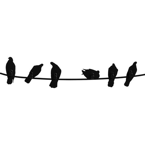 Birds On Wire Silhouette At Getdrawings Free Download