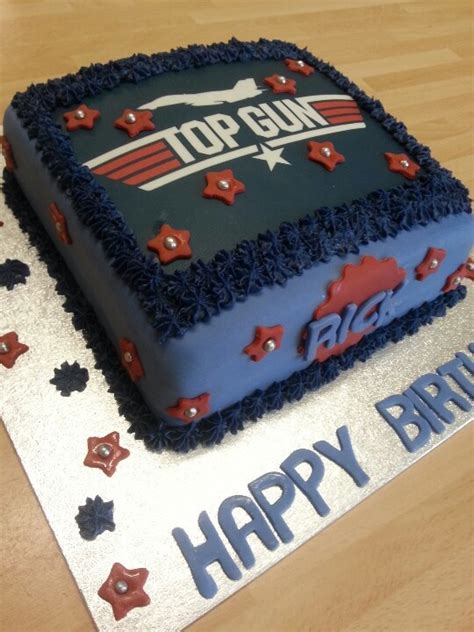 Top Gun Themed Birthday Cake By Lauras Sweet Cake Creationz Cakes