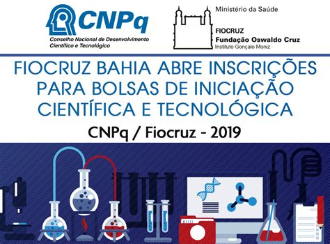 Perfil oficial da fundação oswaldo cruz (ministério da saúde). Prorrogadas as inscrições para bolsas de Iniciação ...