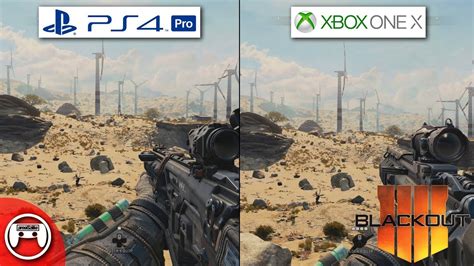 Black Ops 4 Blackout Ps4 Pro Vs Xbox One X Graphics Comparison Youtube