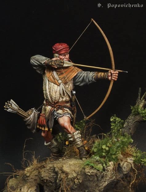 Medieval Archer By Sergeypopovichenko · Puttyandpaint