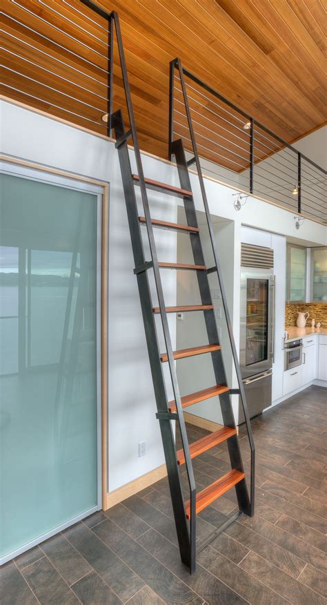 Tsunami House Designs Northwest Architects Loft Stairs Space Saving