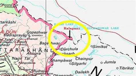 Kalapani Dispute Between India And Nepal