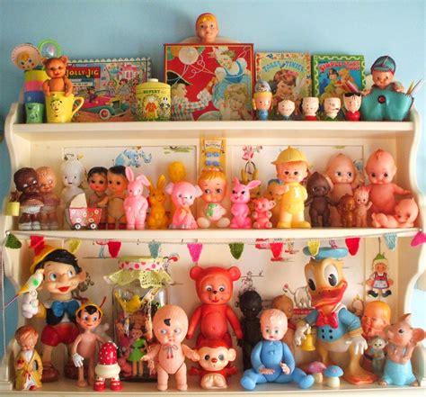 i love vintage toys vintage kitsch vintage dolls rubber doll kewpie dolls electronic toys