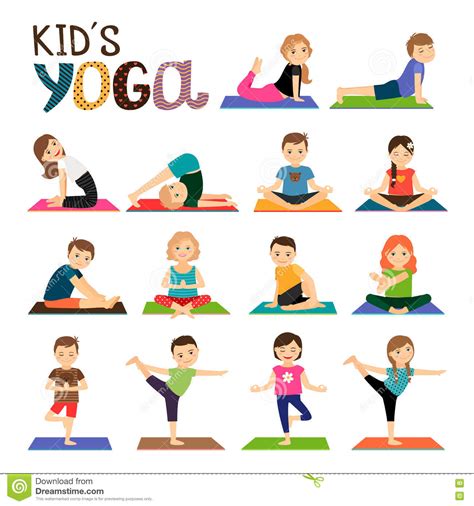 Yoga helps kids attain relaxation, peace of mind and inner satisfaction. Yoga Kids. Young Girl Standing In Tree Pose Vrikshasana ...