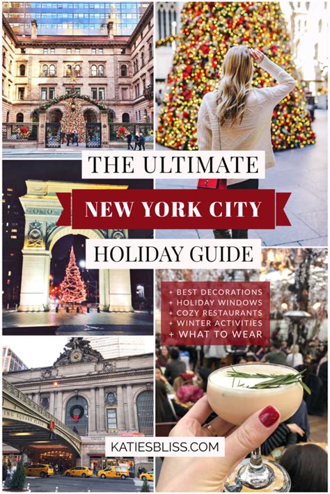 The Ultimate New York City Holiday Guide Katies Bliss