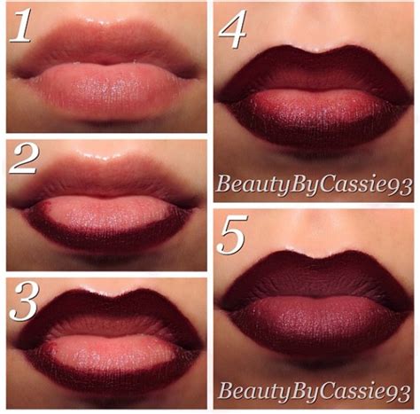 Ombre Red Lips On Dark Skin Lipstutorial Org