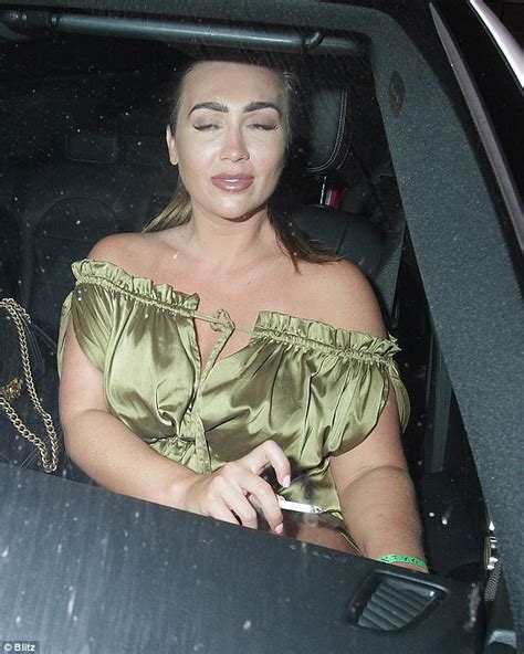 Lauren Goodger Dons Silk Playsuit For Racy Magazine Bash Daily Mail