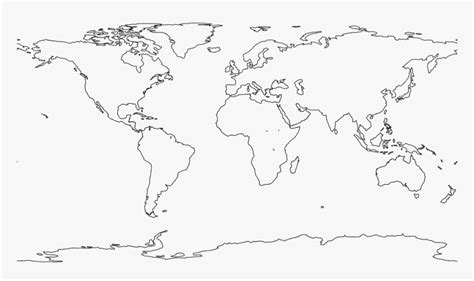 Get World Map Black And White Outline Background Maps Us And World