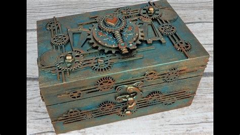 Steampunk Box With Mitform Castings And Snipart Chipboards Youtube
