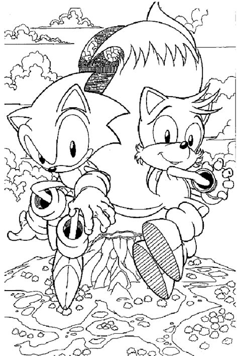 Sonic Adventure Coloring Pages Learn To Coloring