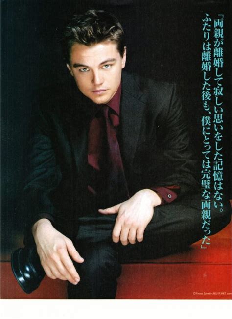 Leonardo Dicaprio Teen Magazine Pinup Clipping Japan 90s Dressed Up Tie Teen Stars Forever Pinups