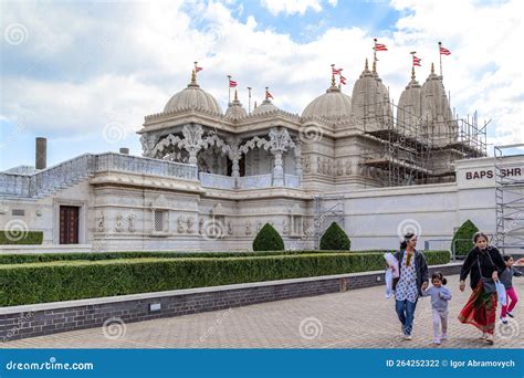 Shri Swaminarayan Mandir London Uk Editorial Photography Image Of