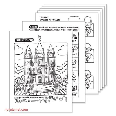 Printable Hidden Picture Worksheets Lds Coloring Pages General