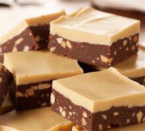 Layered Chocolate Peanut Butter Fudge Eat More Chocolate Eat More