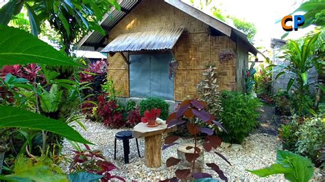 Easy Landscaping With Bahay Kubo Philippines Countryside Youtube