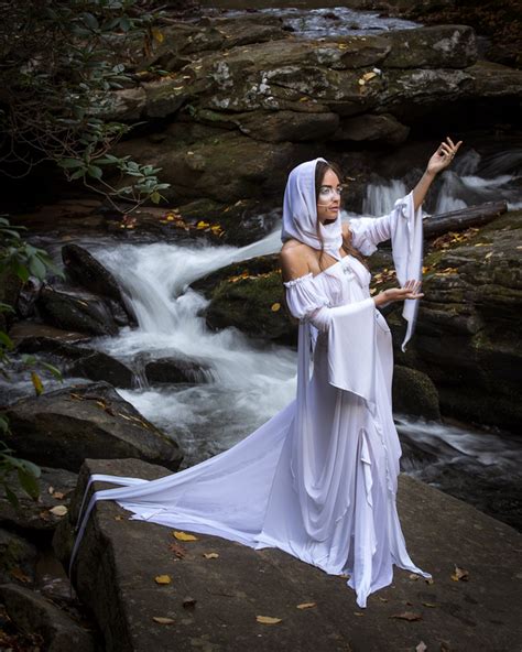 River Maiden Goddess Ensemble Water Nymph Dress Fairy Costume