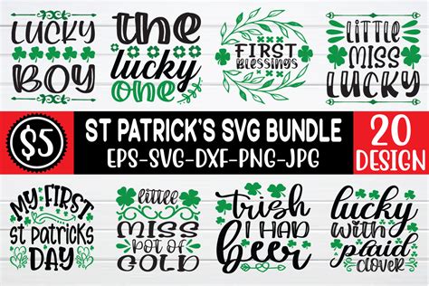 St Patricks Day Svg Bundle Bundle · Creative Fabrica