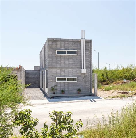 Modern Concrete Block House Is Made With Low Budget Scheme But Really