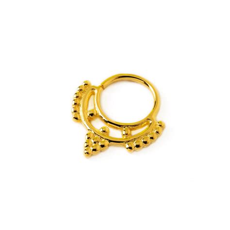 Kiara Gold Septum Body Piercing Jewellery Tribu