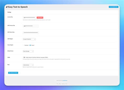 Easy Text To Speech For Wordpress
