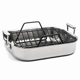 Pictures of All Clad Stainless Steel Roasting Pan With Rack