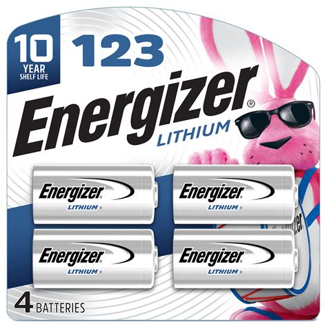 Energizer 123 Lithium Batteries (4 Pack), 3V Photo Batteries - Walmart