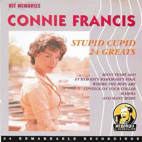 connie francis stupid cupid 24 greats cd discogs