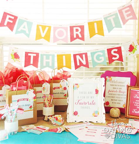 Favorite Things Party Ideas