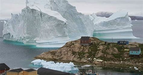 Greenland Village Watches Looming Iceberg Weather Forecast The
