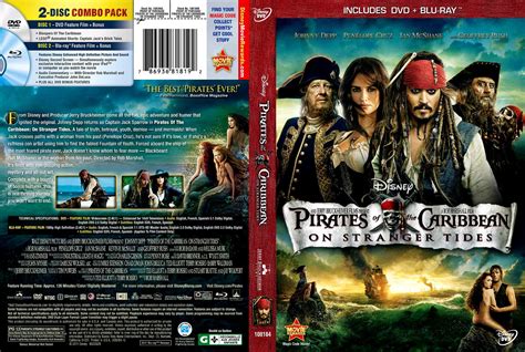 Pirates Of The Caribbean On Stranger Tides Combo Movie Dvd Custom
