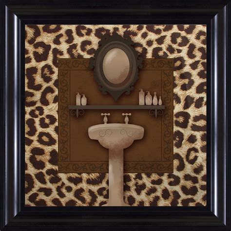 Ptm Images 15 14 In X 15 14 In Leopard Bath B Framed