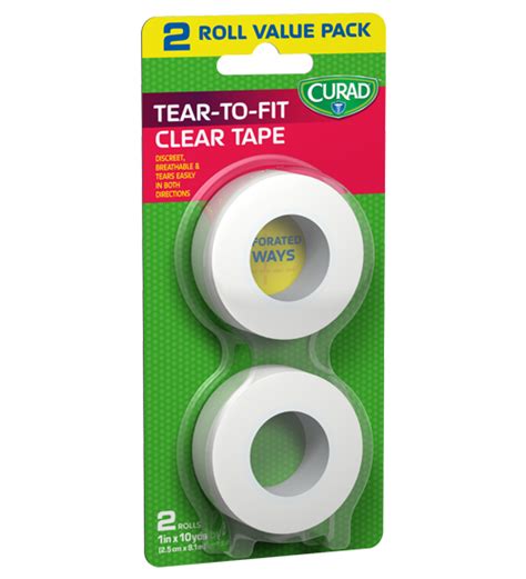 Transparent Tape 1 X 10 Yds 2 Count Curad Bandages Official Site