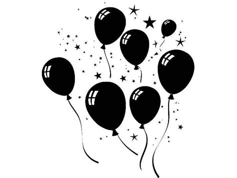 Birthday Balloons Svg Dxf Cutting Files Balloons Clip
