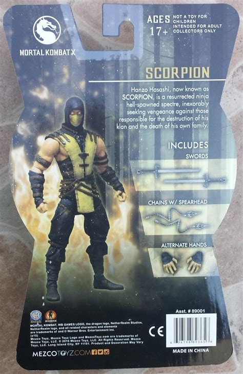 Figura De Scorpion De Mortal Kombat X Exclusiva De Previews Envío Gratis