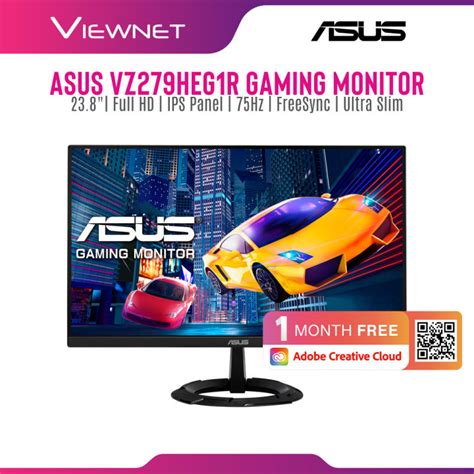 Asus Vz279heg1r Flat 27 Ultra Slim Gaming Monitor Ips Panel Full Hd