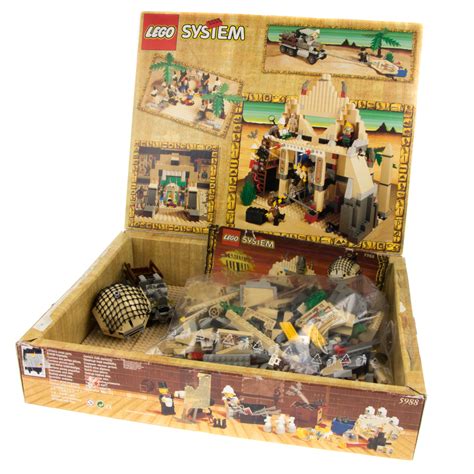 1x Lego Set Desert Pharaoh Ruinen Abenteuer 5988 Beige Unvollständig