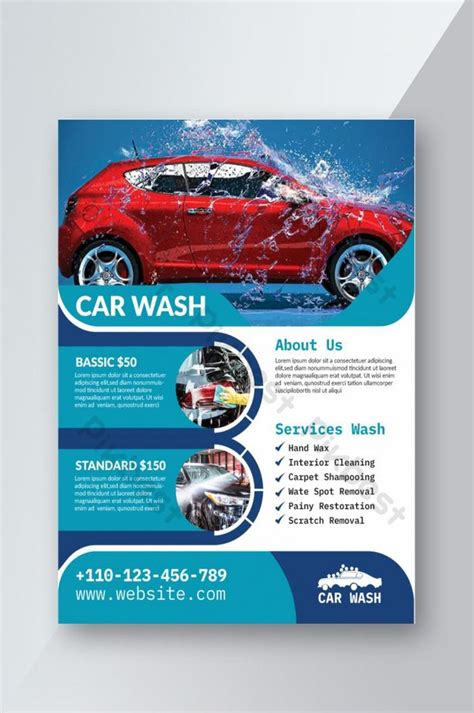 Car Wash Flyer Template Fully Editable Design Eps Free Download Pikbest