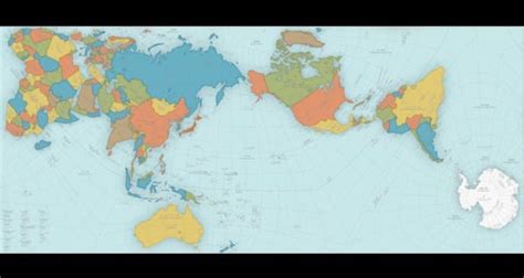 Authagraph Map The Worlds Most Accurate Map Wins Prestigious Design