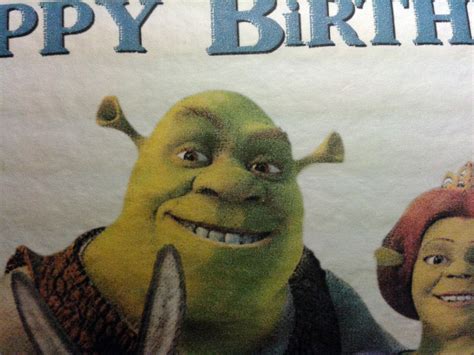 Updated Handmade Shrek Birthday Card Shrek Donkey Fiona Etsy Uk