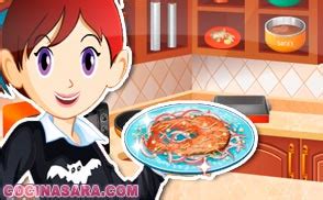 Descubre los mejores juegos de cocina en pequejuegos.com: Juegos de cocinar trufas de calabaza con Sara gratis