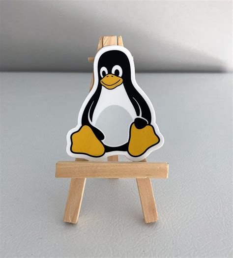 Linux Penguin Tux High Quality Vinyl Sticker Etsy
