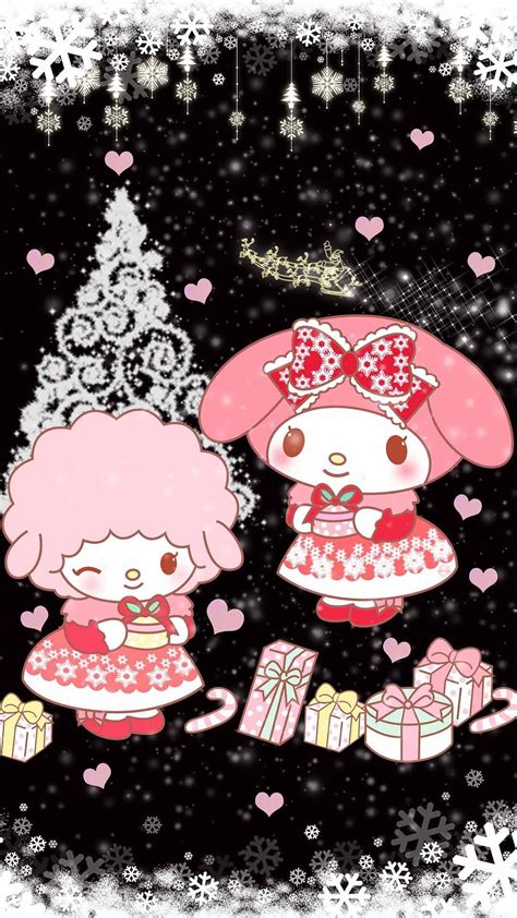 Christmas My Melody Wallpapers Wallpaper Cave