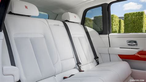 Rolls Royce Cullinan 2019my Color Fux Orange Interior Rear Seats